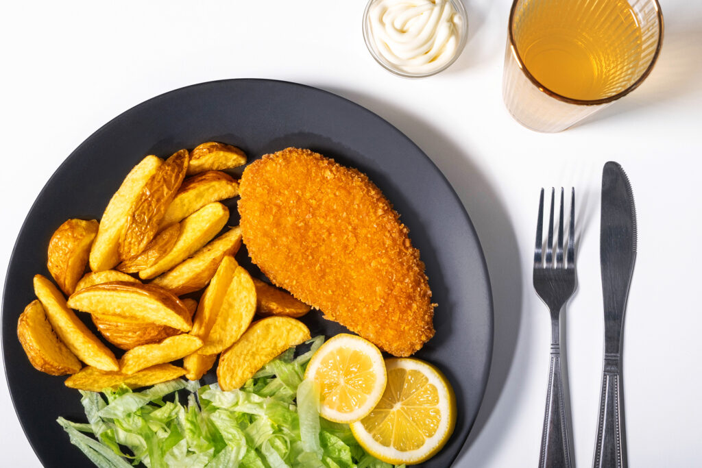 Glutenvrije schnitzel kipburger allergeenvrij & halal